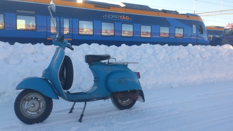 Norrtåg har ju problem under vintern, dom kanske skulle lära sig av Piaggio.